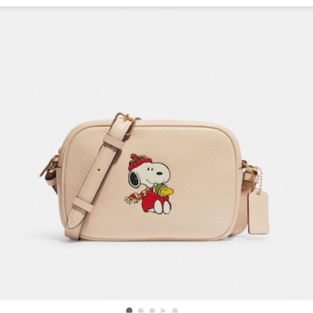 Coach X Peanuts Mini Tamie Camera
Bag With Snoopy Cuddle Motif